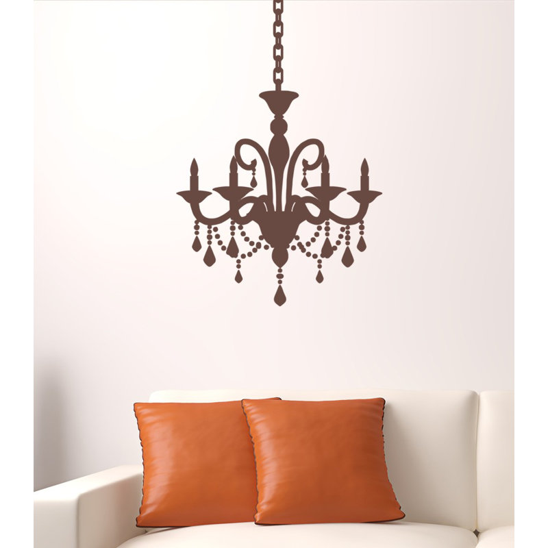 Alphabet Garden Designs Cottage Chandelier Wall Decal & Reviews Wayfair
